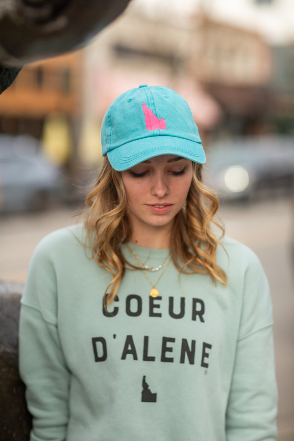 Aqua Pigment Dyed Idaho Hat