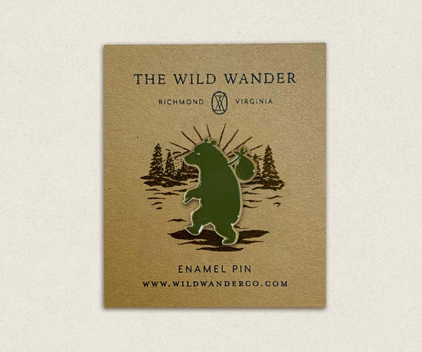 Wander Bear Pin