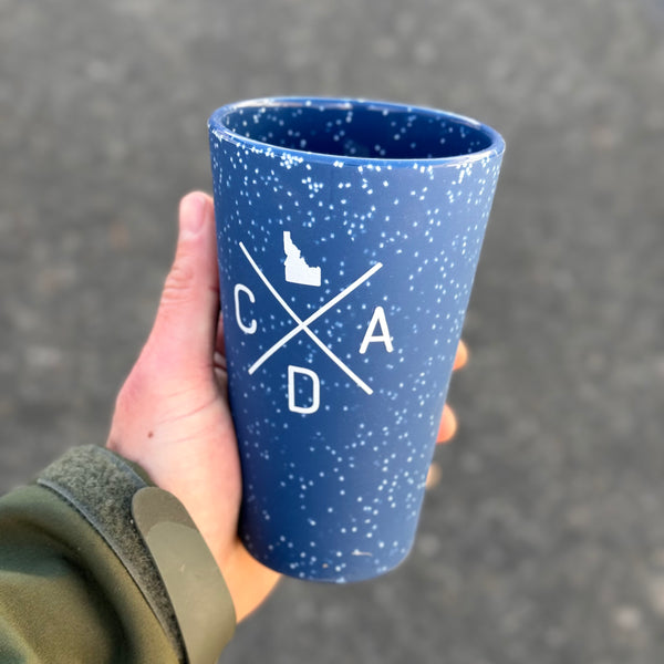 Silipint 16oz Coffee Tumbler Speckled Blue CDA Logo