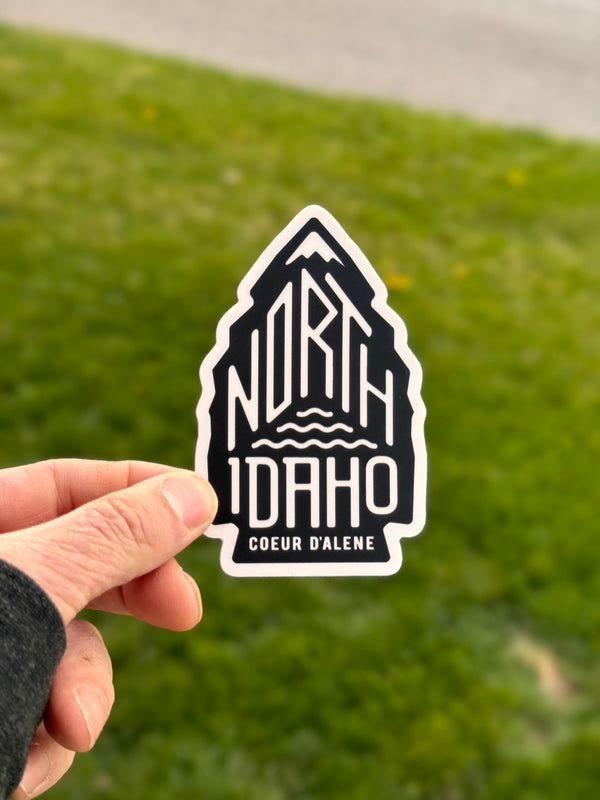 North Idaho Arrowhead Sticker