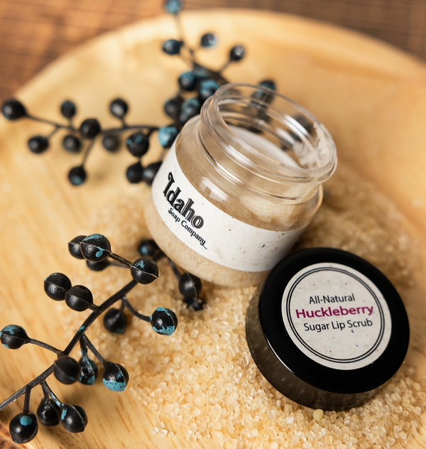 Huckleberry Organic Sugar Lip Scrub - Idaho Soap Company