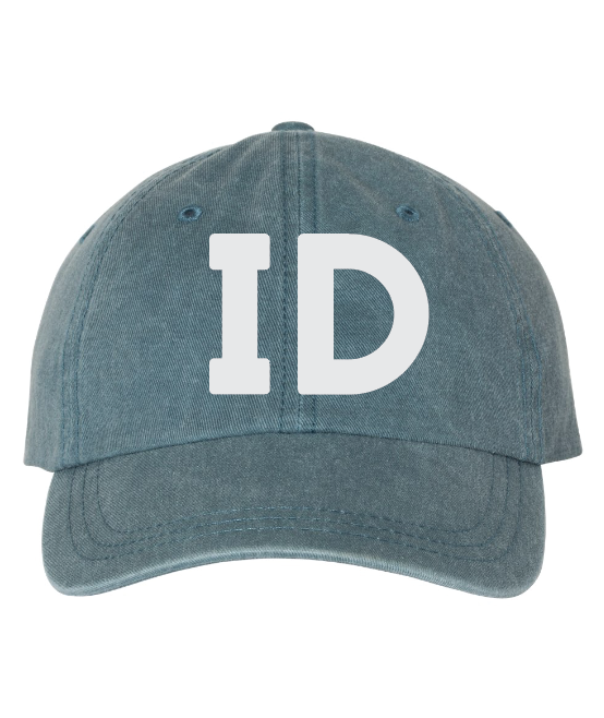 Spruce Pigment Dyed ID Initials Hat