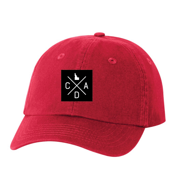Red Logo Woven Patch Youth Hat