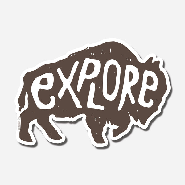 Buffalo Explore Sticker