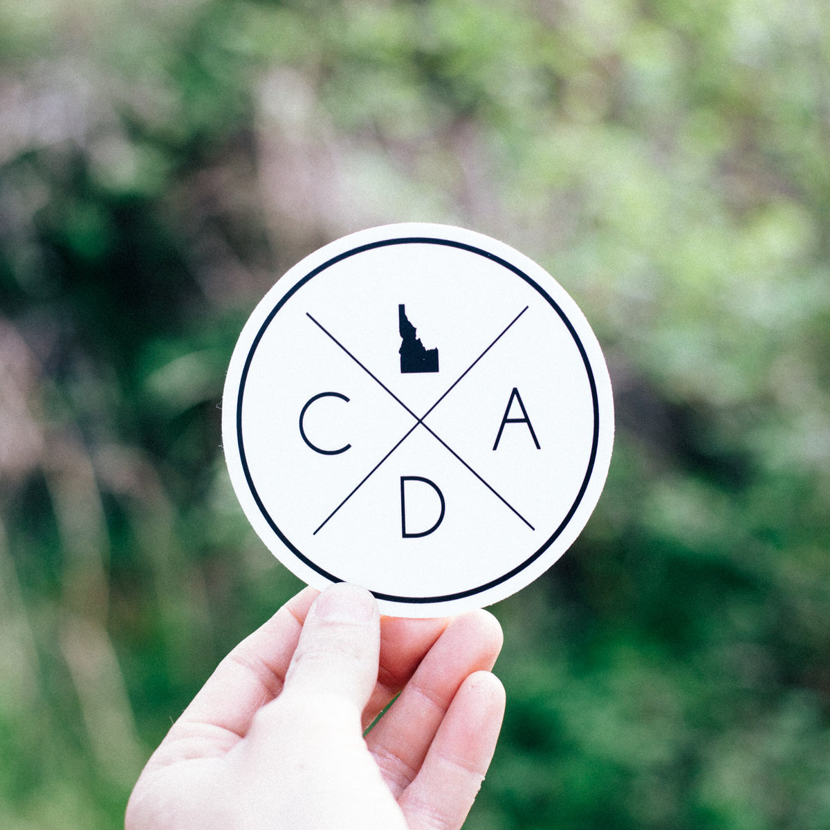 Coeur d'Alene Idaho Grunge Sticker – CDA IDAHO Clothing Company