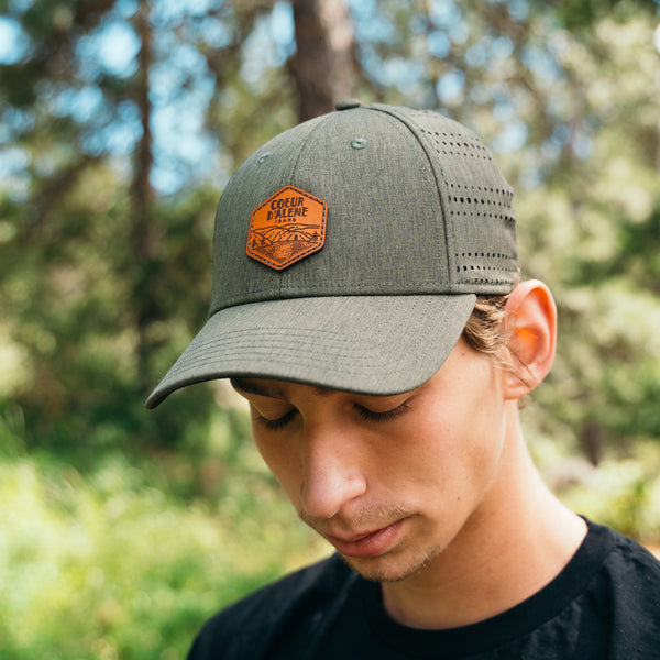 Loden Heather Perf Hat, CDA By The Lake Patch
