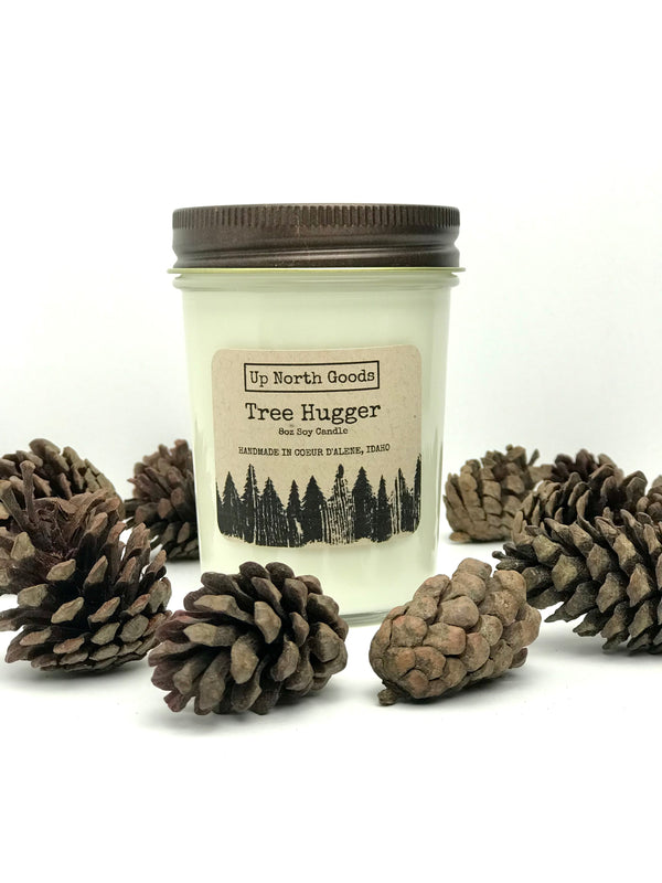 Tree Hugger 8oz Soy Candle by Up North Goods