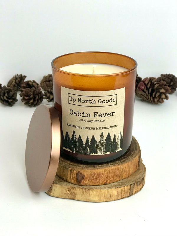 Cabin Fever 10oz Soy Candle by Up North Goods