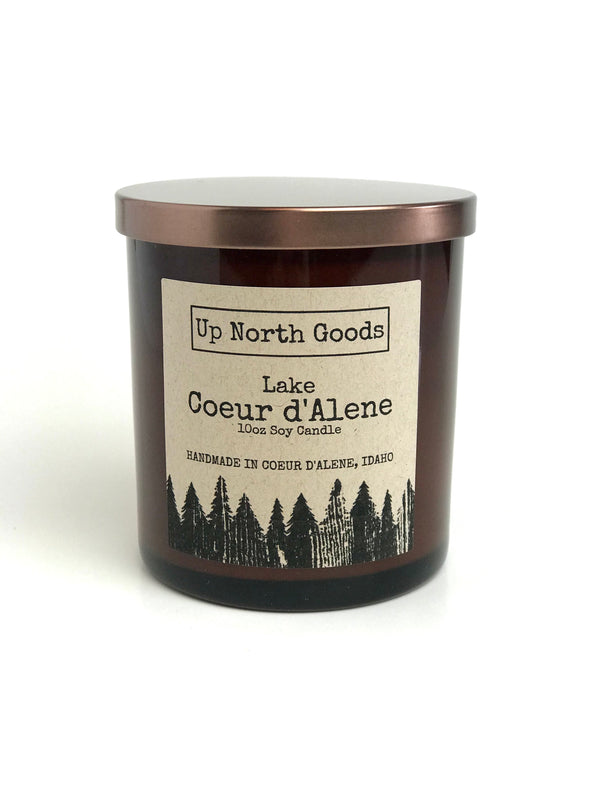 Lake Coeur d'Alene 10oz Soy Candle by Up North Goods