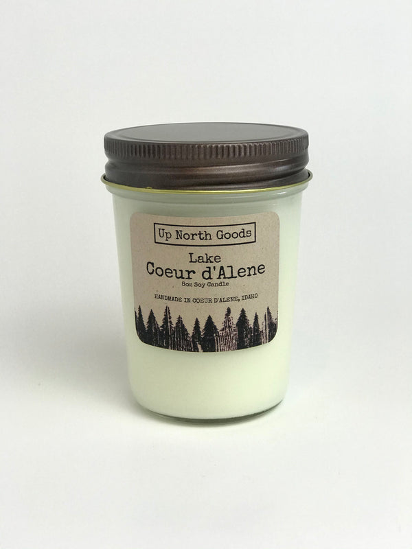 Lake Coeur d'Alene 8oz Soy Candle by Up North Goods