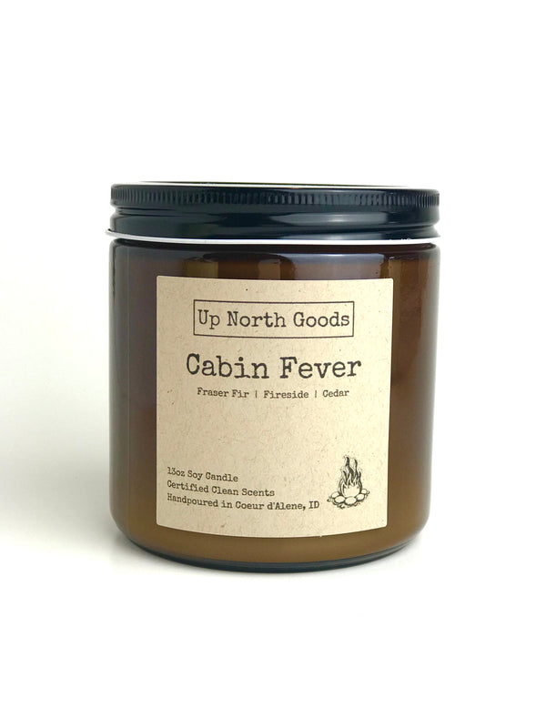Cabin Fever 14oz Soy Candle by Up North Goods