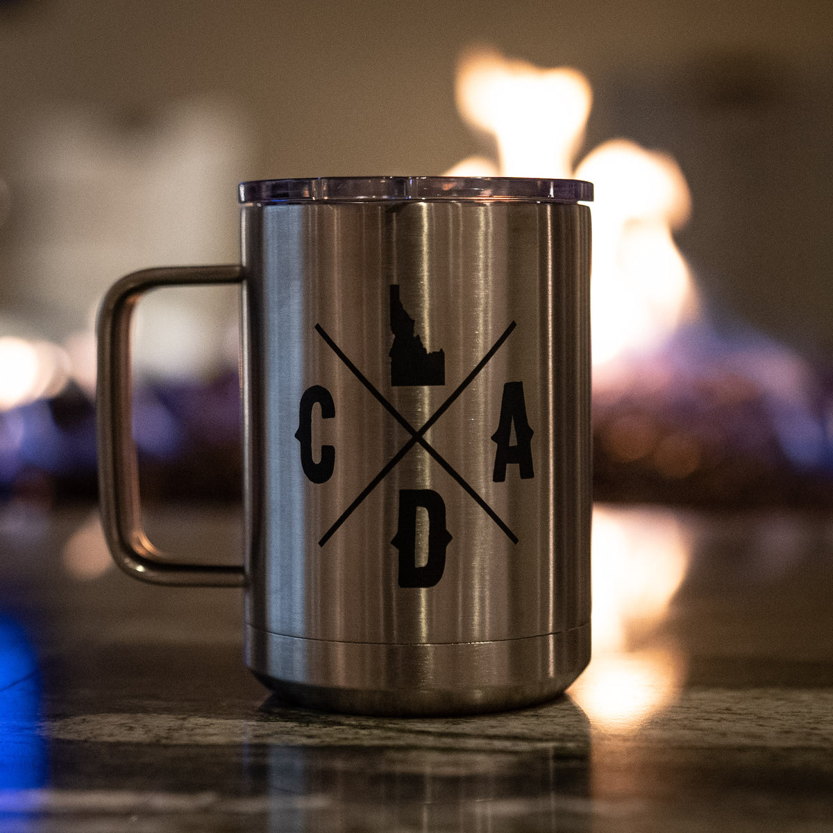 CDA Idaho Logo Stainless Steel Insulated Mug – CDA IDAHO Clothing