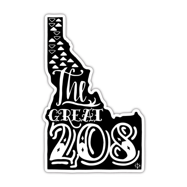 The Great 208 Sticker