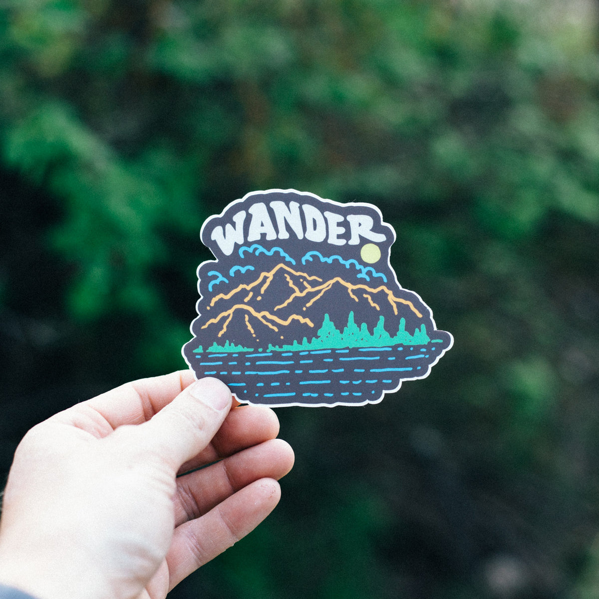 Outdoor Wander Sticker Waterproof Stickers for Water Bottle 