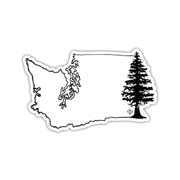 Washington Tree Sticker