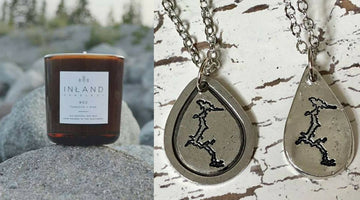 Inland Candle and Fairwells Necklace