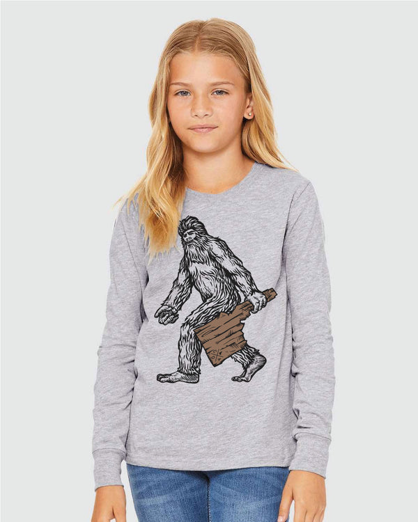 Idaho Bigfoot 2.0 Kids Long Sleeve Tee