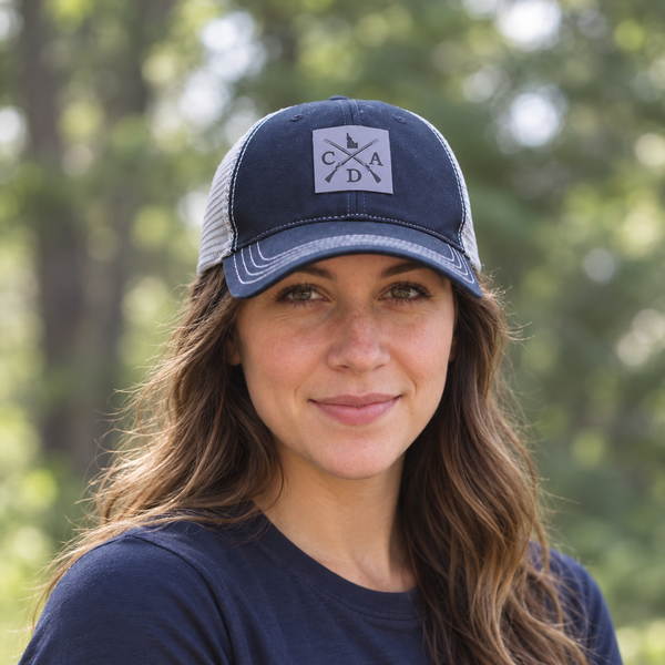CDA Musket Leatherette Patch Garment Washed Hat