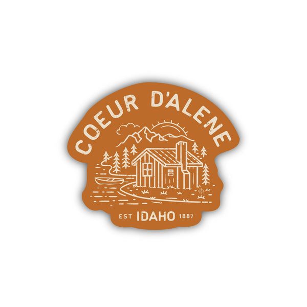 Coeur d'Alene Cabin Sticker