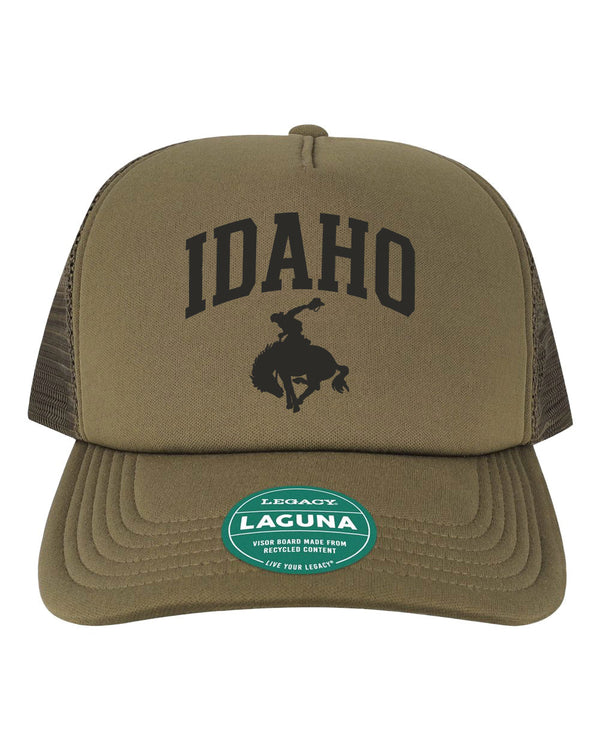 Collegiate Idaho Cowboy Foam Trucker Hat (Brown)