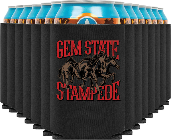 OG Gem State Stampede Can Cooler (Black)