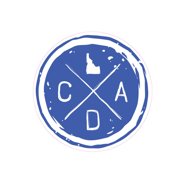 CDA Hand Drawn Circle Logo Sticker