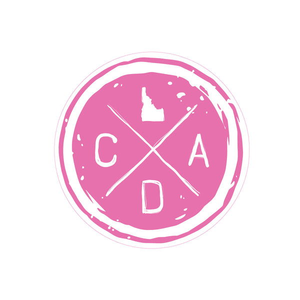 CDA Hand Drawn Circle Logo Sticker