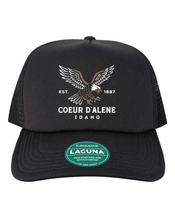 Coeur d'Alene Stooping Eagle Foam Hat