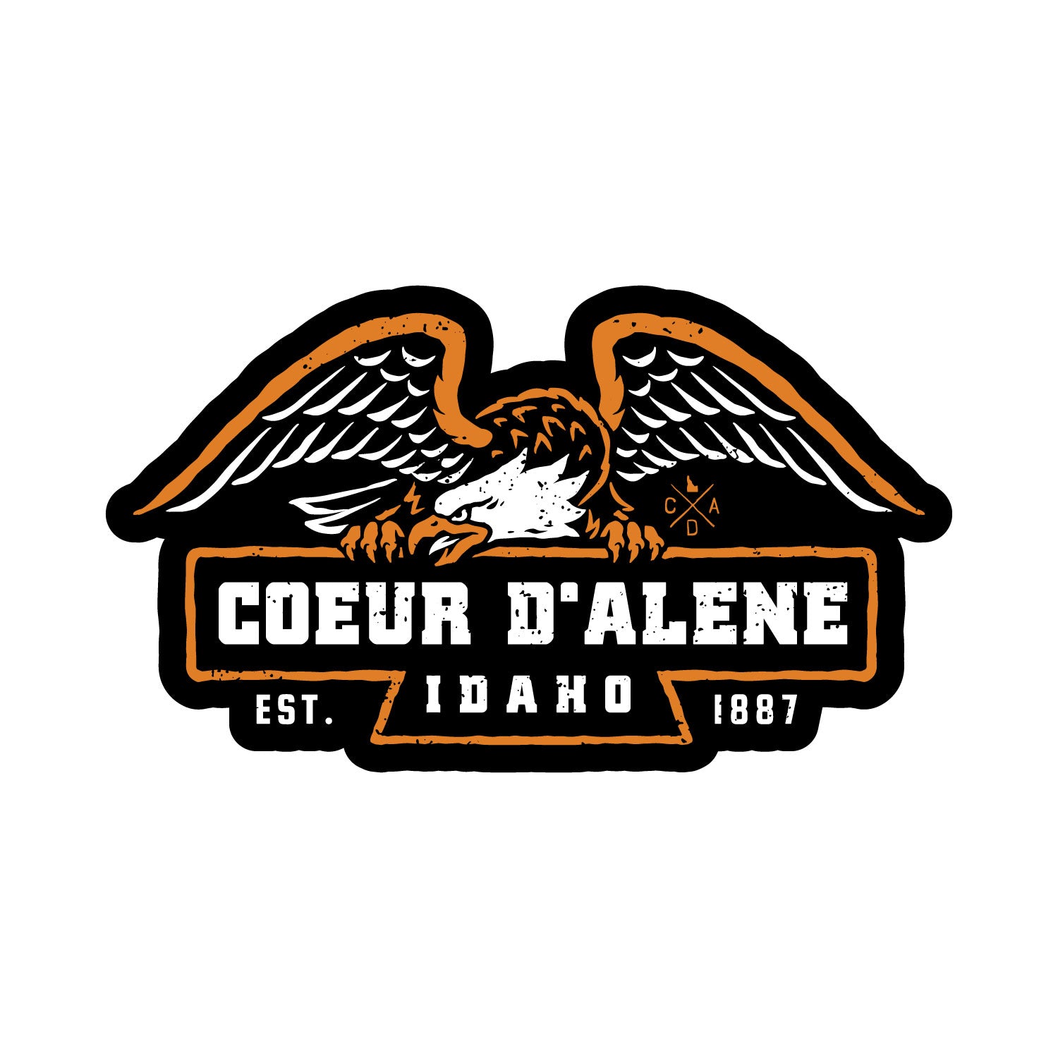 Cowboy Bandit Outlaw Western Car Decal – Vinyl Sticker 10186 – White, USA Made