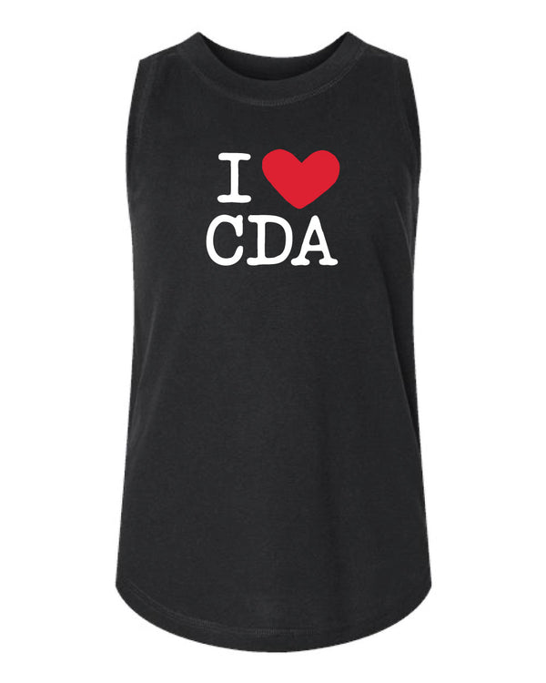 I LOVE CDA Girls Tank Top