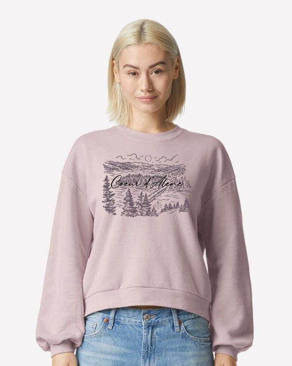 Coeur d'Alene Blue Creek Bay Women's Sweatshirt