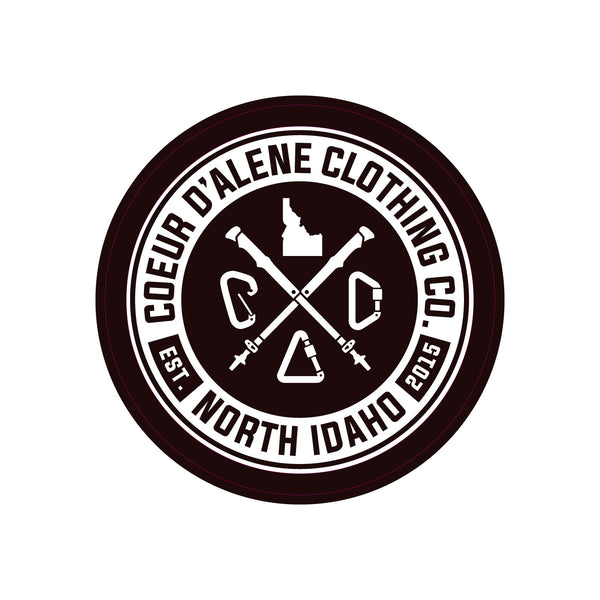 CDA Caribiner Logo Sticker
