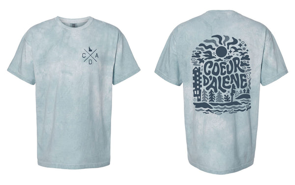 Coeur d'Alene Sunny Daze Tee - Ocean