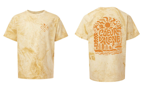 Coeur d'Alene Sunny Daze Youth Tee - Citrine
