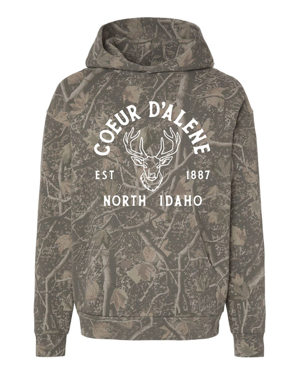 Coeur d'Alene Elk Hunter Deadwood Hoodie
