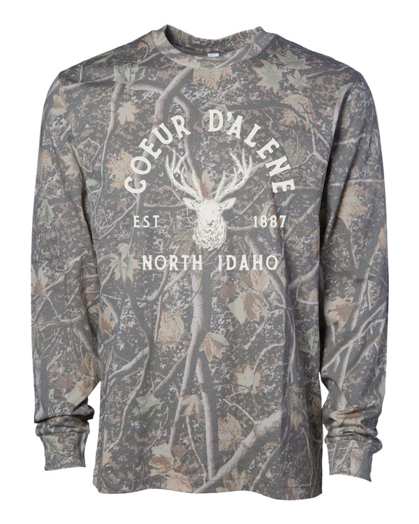 Coeur d'Alene Elk Hunter Deadwood Long Sleeve Tee