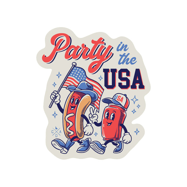 Party In The USA Sticker