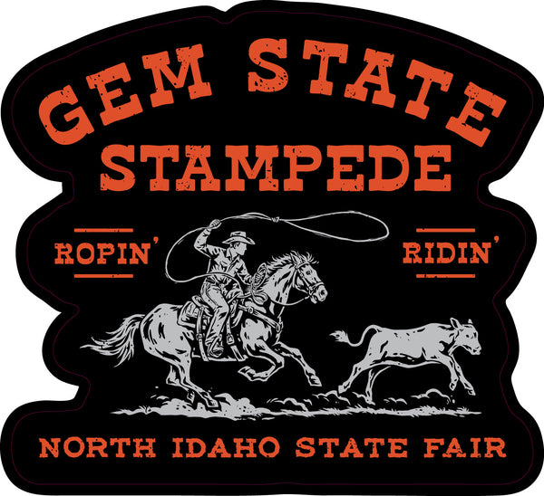 Gem State Stampede Calf Roping Sticker