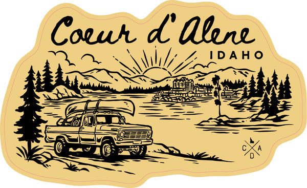 Coeur d'Alene Lakebound Sticker