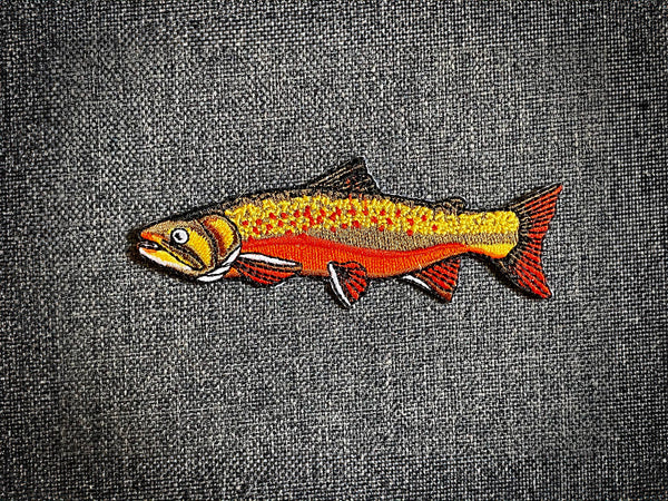 Brook Trout Iron-On Patch | Quality Fish Patches