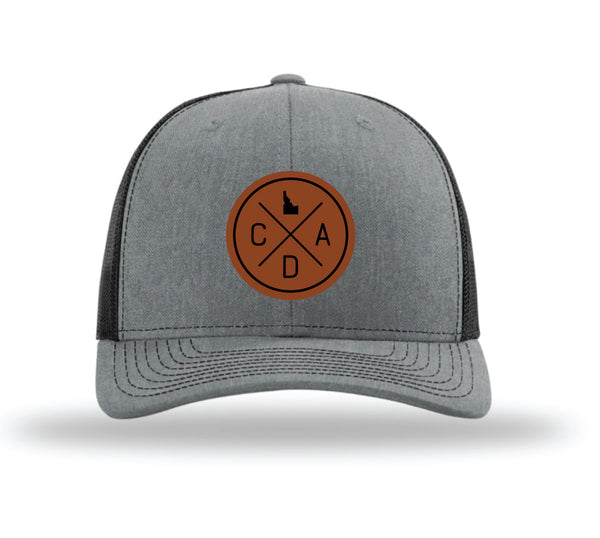 CDA Logo Heather Gray & Black Trucker Hat