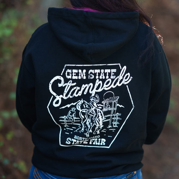 Black Gem State Stampede Rodeo Hoodie