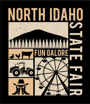 2024 North Idaho State Fair Fun Galore Sticker