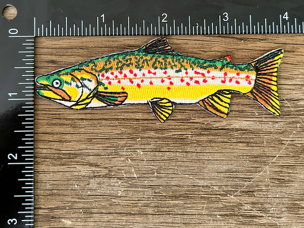 Brown Trout Iron-On Patch | Quality Fish Patches