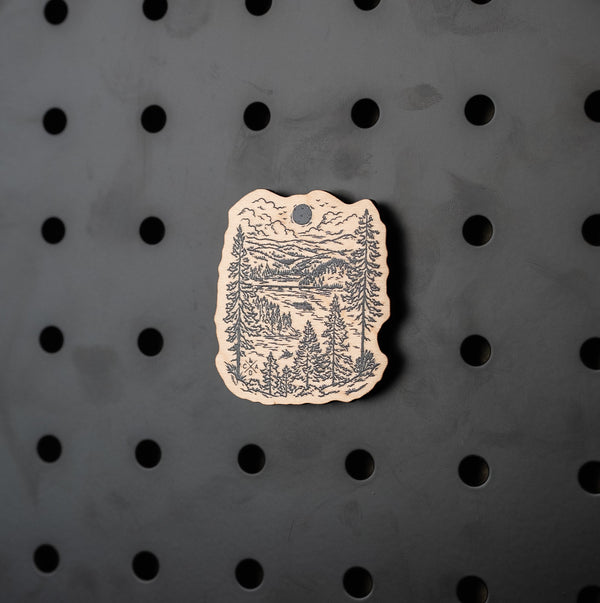 Coeur d'Alene Beauty Bay Views - Wooden Magnet