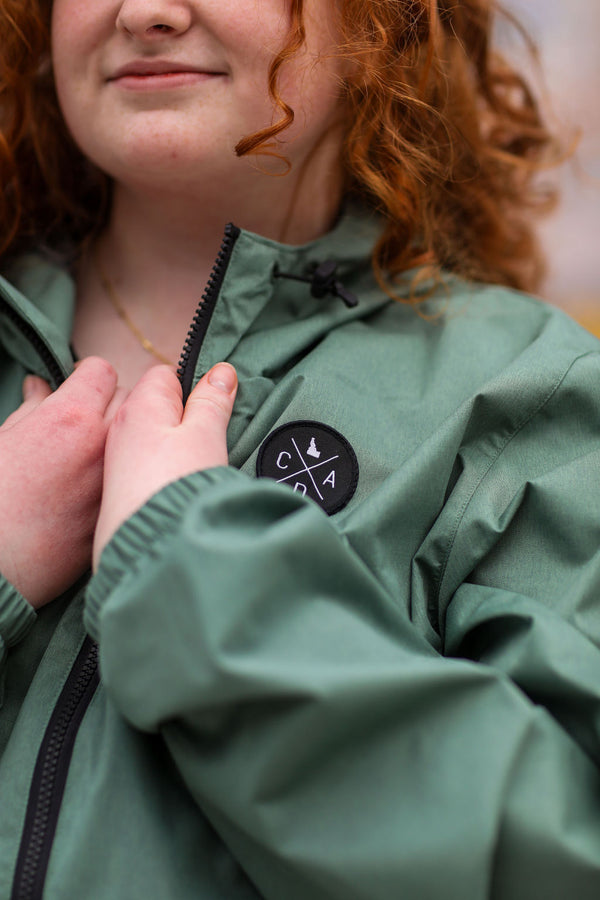 MAJOR WINDBREAKER ZIP JACKET - OLIVE