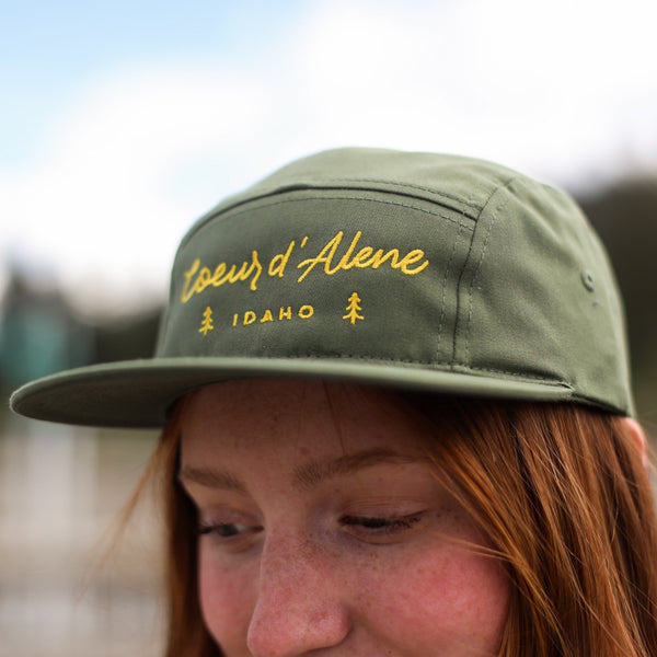 Coeur d'Alene Idaho Five Panel Hat