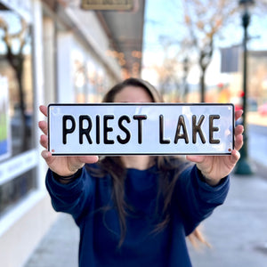Priest Lake Metal Sign