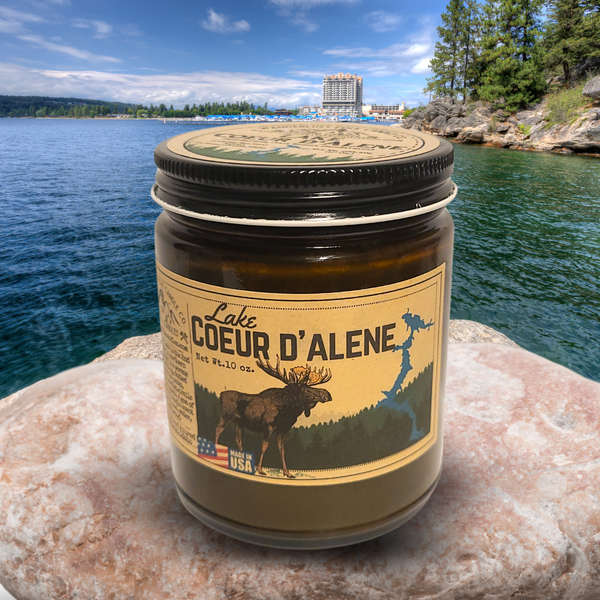 Lake Coeur d'Alene | North Idaho Candle | USA MADE | Soy Wax