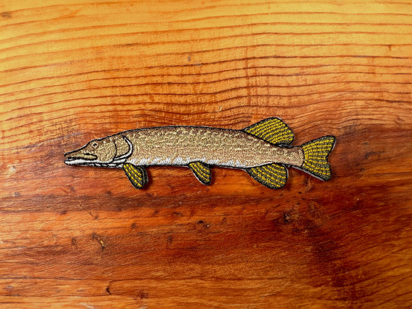 Pike Iron-On Patch | Quality Fish Patches